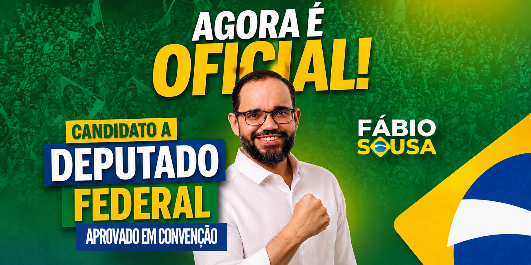 PL-Goiás homologa candidatura de Fábio Sousa à Câmara dos Deputados