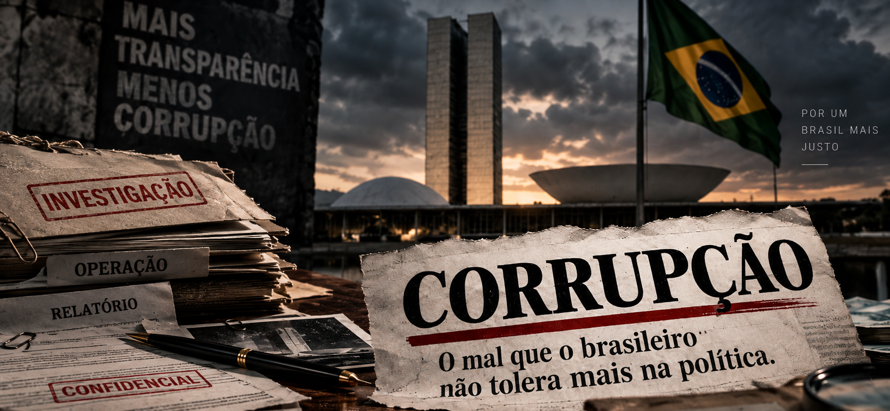 Corrupção é apontada como principal intolerância na política, e Fábio Sousa cobra enfrentamento firme